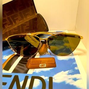 Fendi wire rim sunglasses